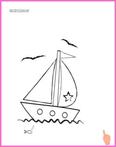 Boot kleurplaat: leuke kleurplaten om zelf te kleuren en creatief aan de slag te gaan! boot kleurplaat downloaden en printen