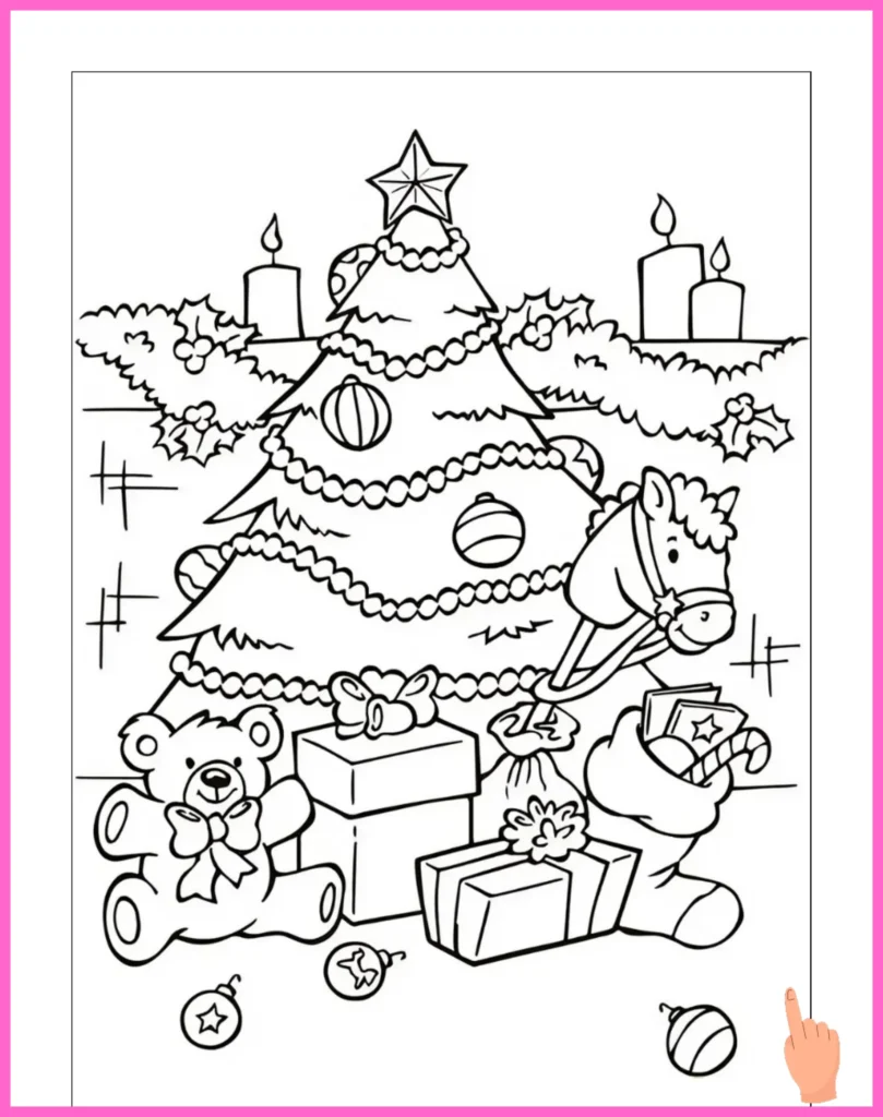 cadeau kleurplaat downloaden en printen