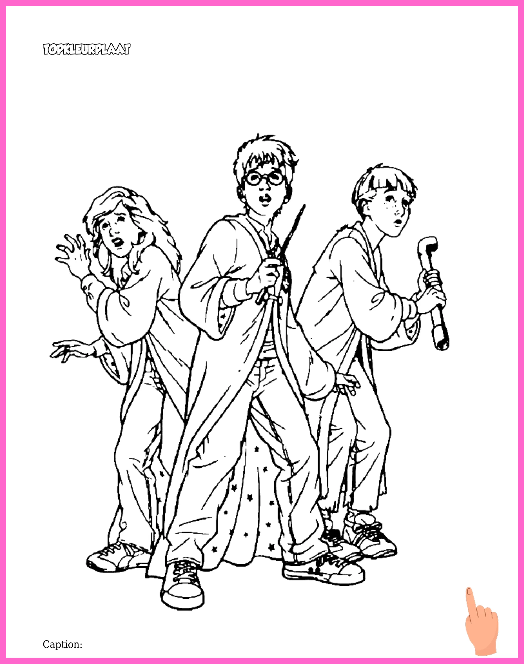 harry potter kleurplaten kleurplaat downloaden en printen