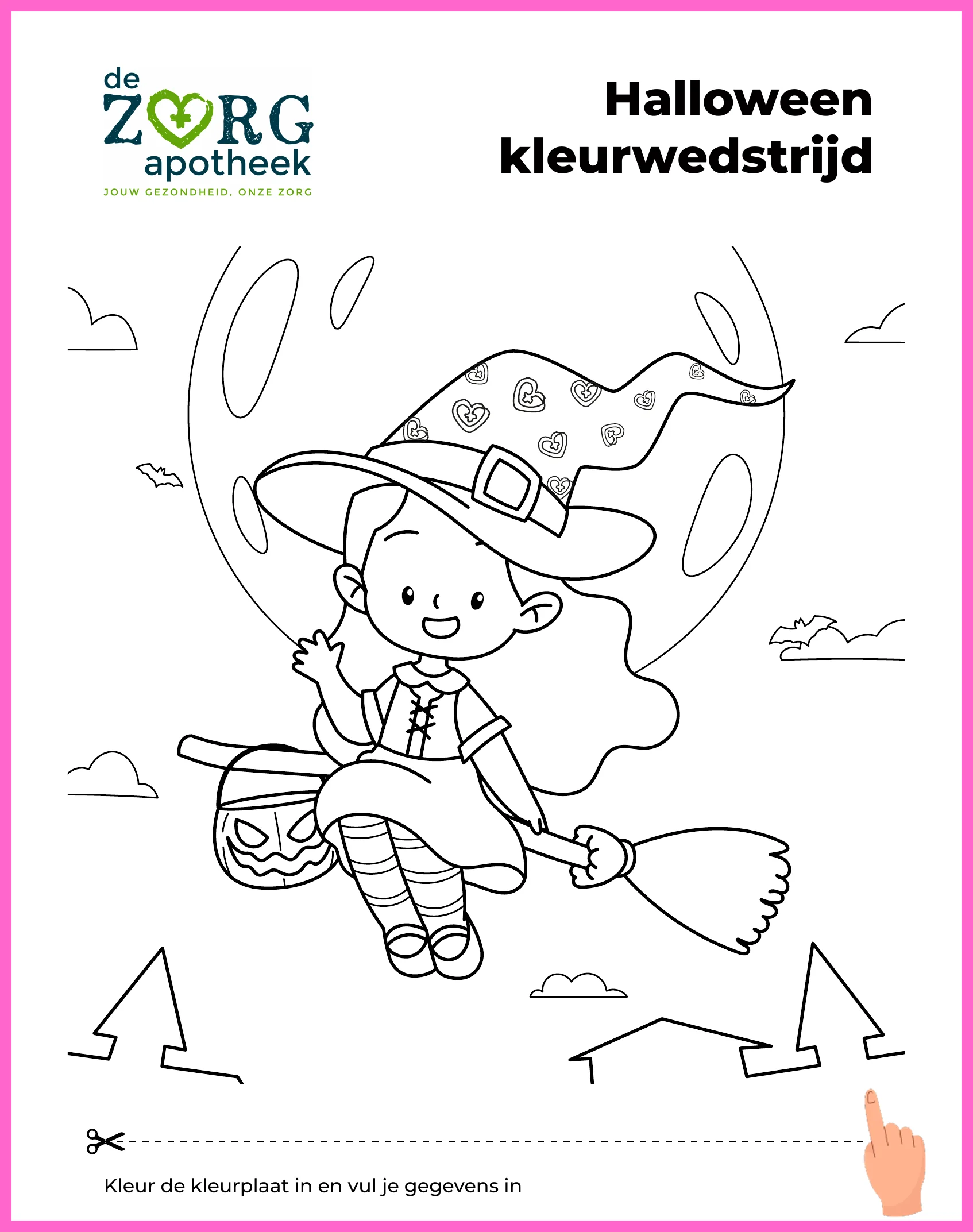 kleurplaten halloween kleurplaat downloaden en printen