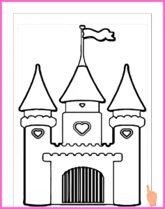 kleurplaten kasteel kleurplaat downloaden en printen