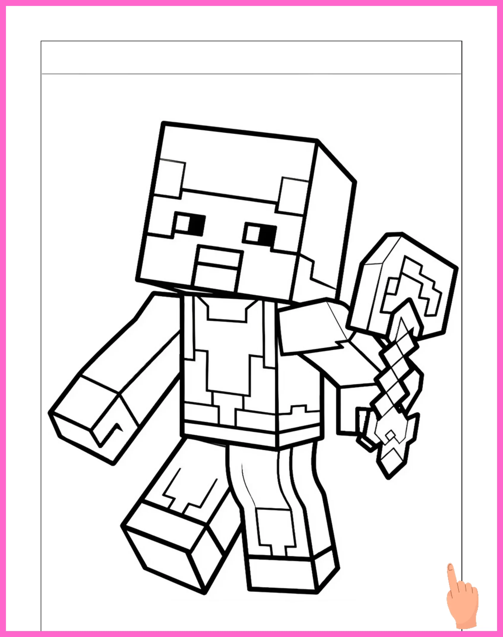 kleurplaten minecraft kleurplaat downloaden en printen