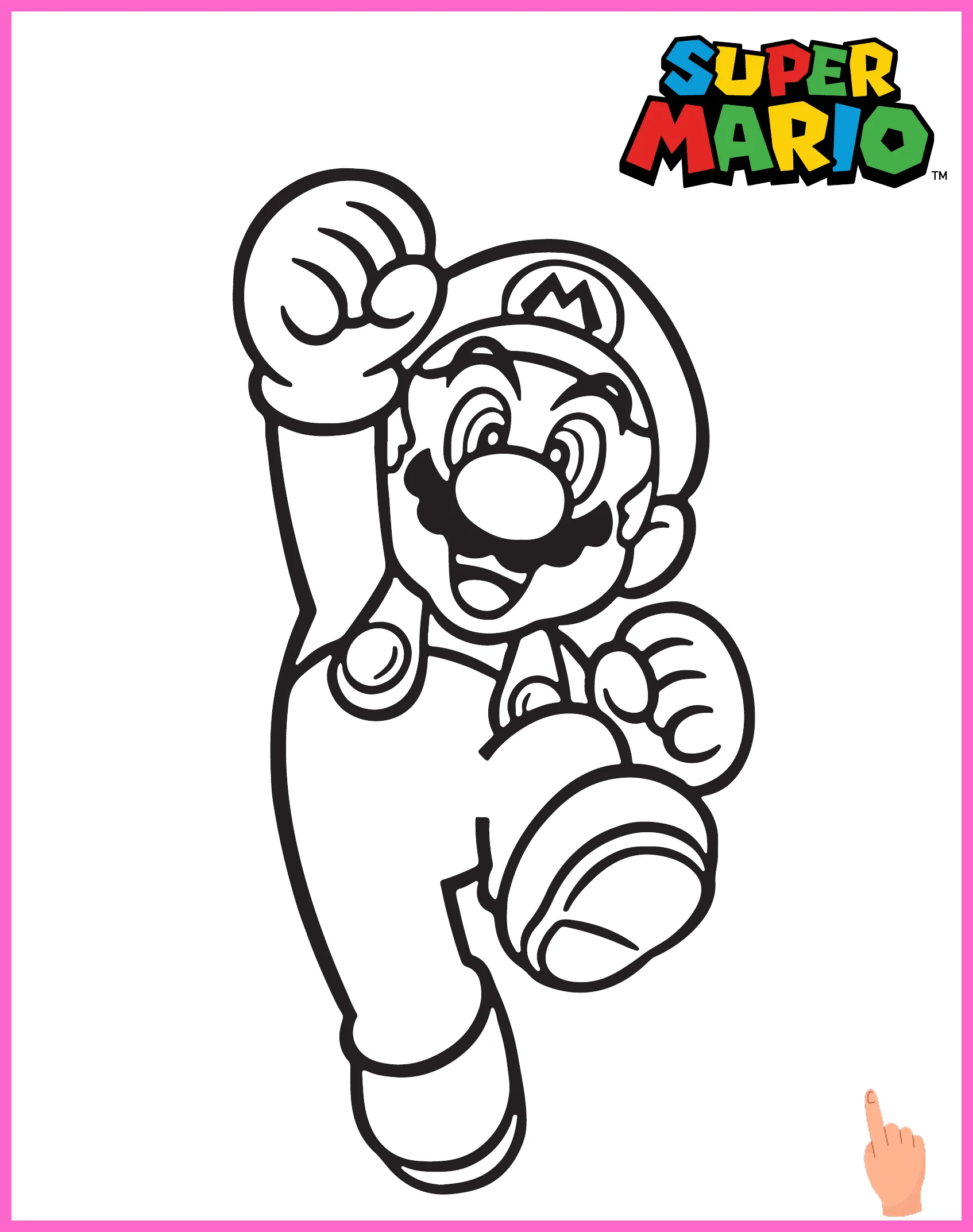 kleurplaten super mario kleurplaat downloaden en printen