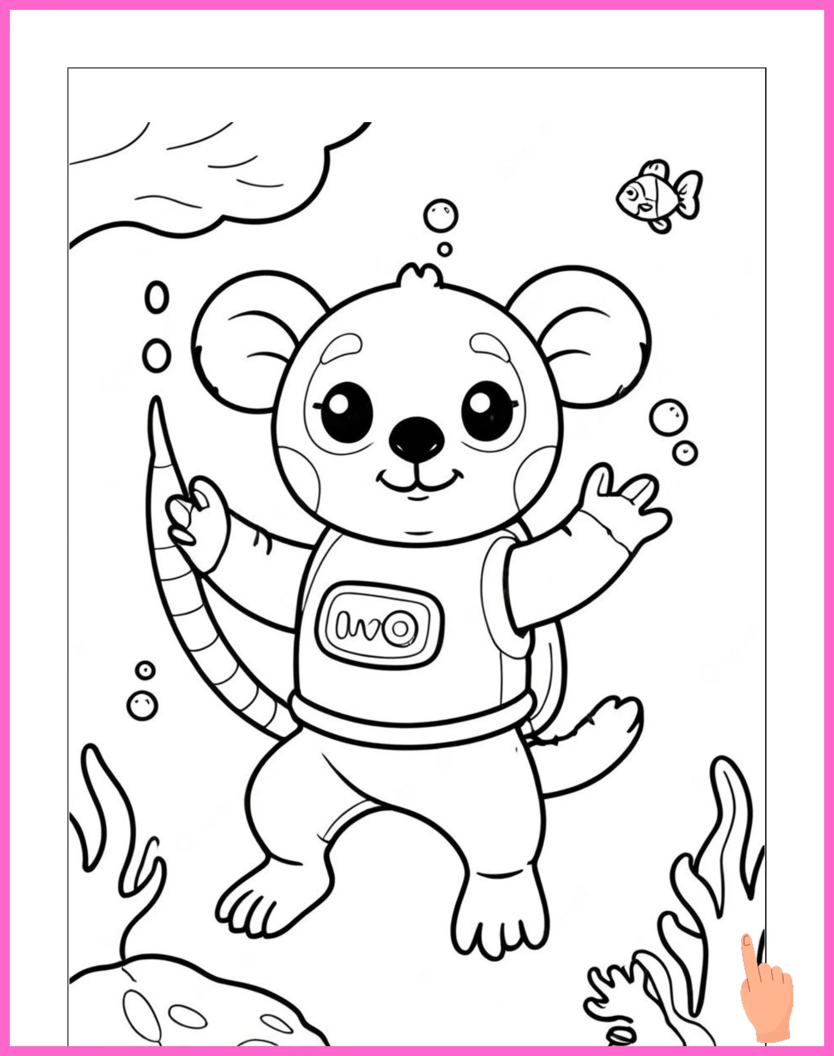 koala kleurplaat downloaden en printen