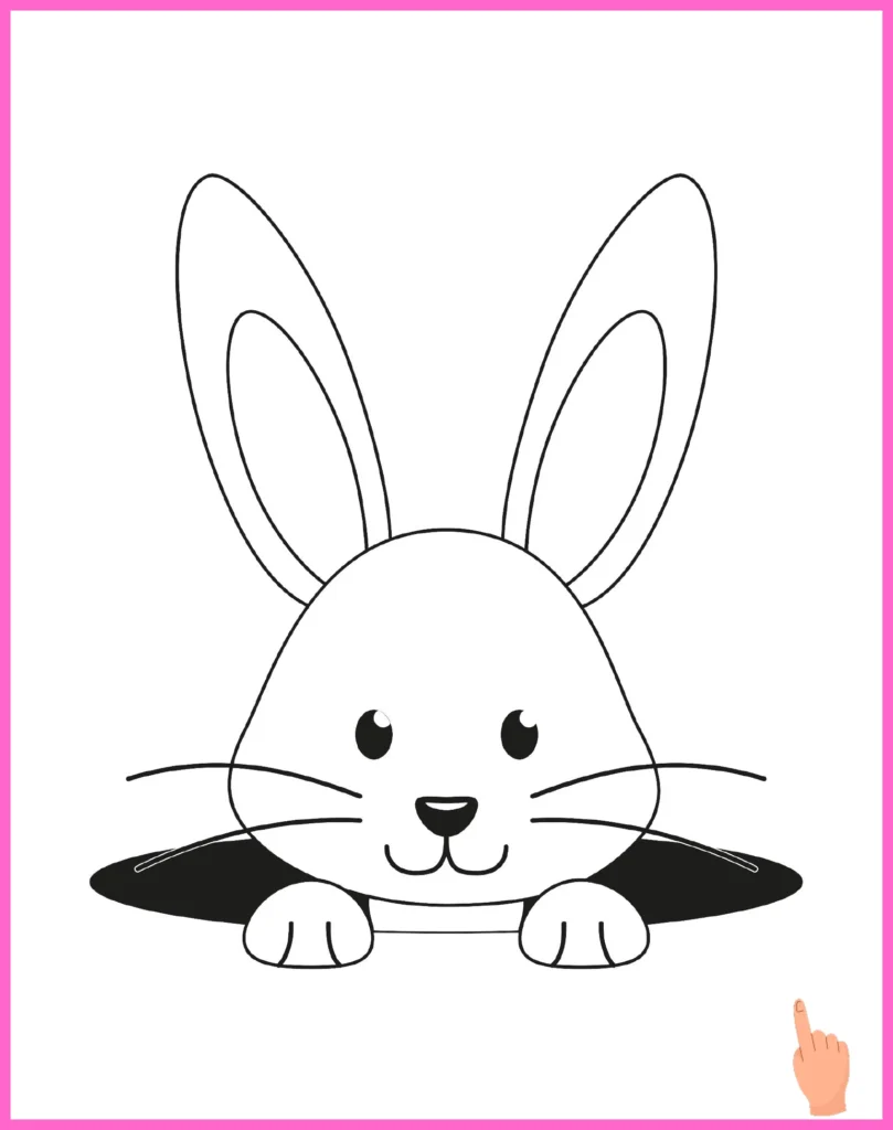 konijn kleurplaat downloaden en printen