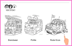 politie kleurplaat downloaden en printen