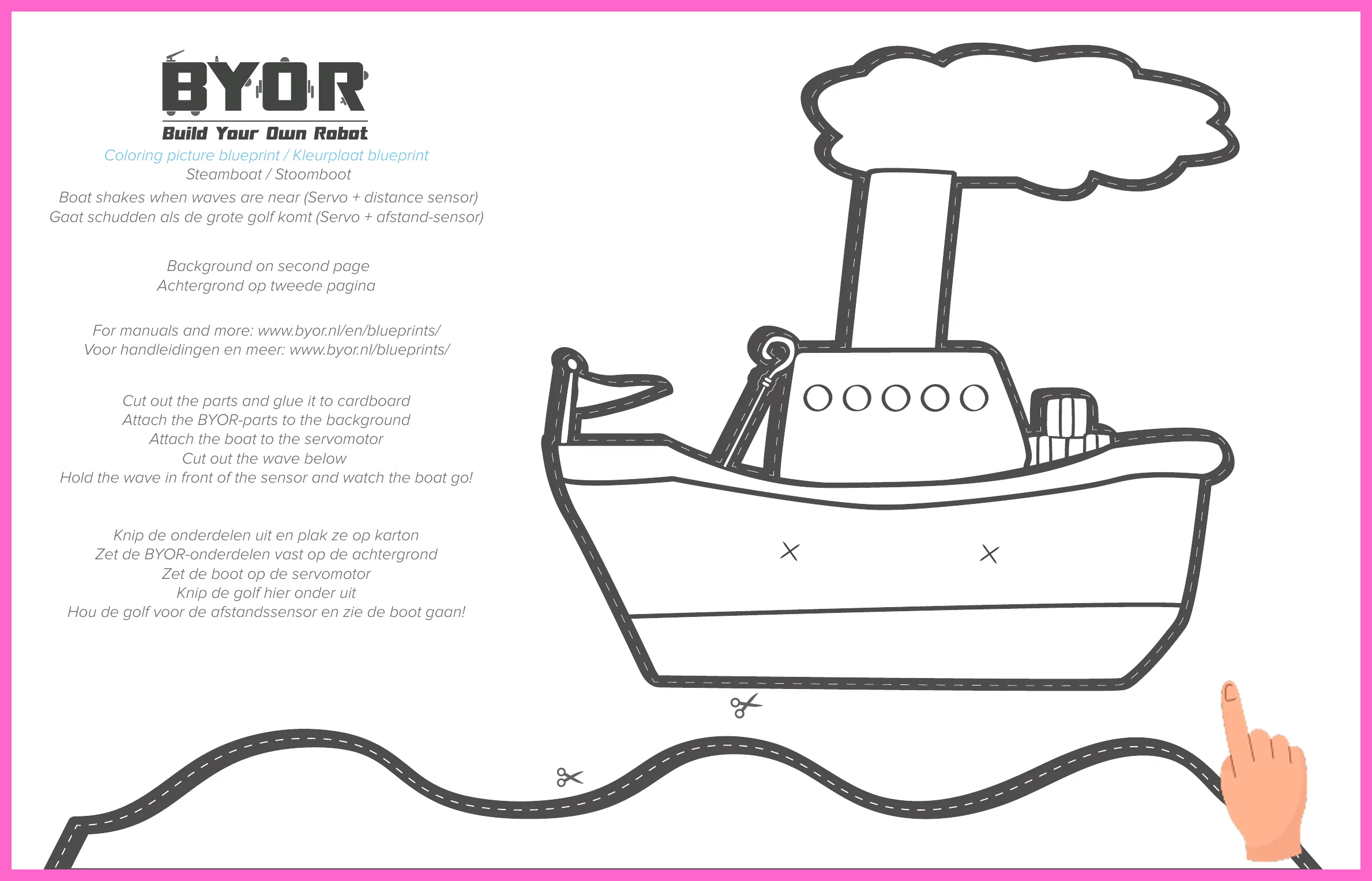 stoomboot kleurplaat downloaden en printen