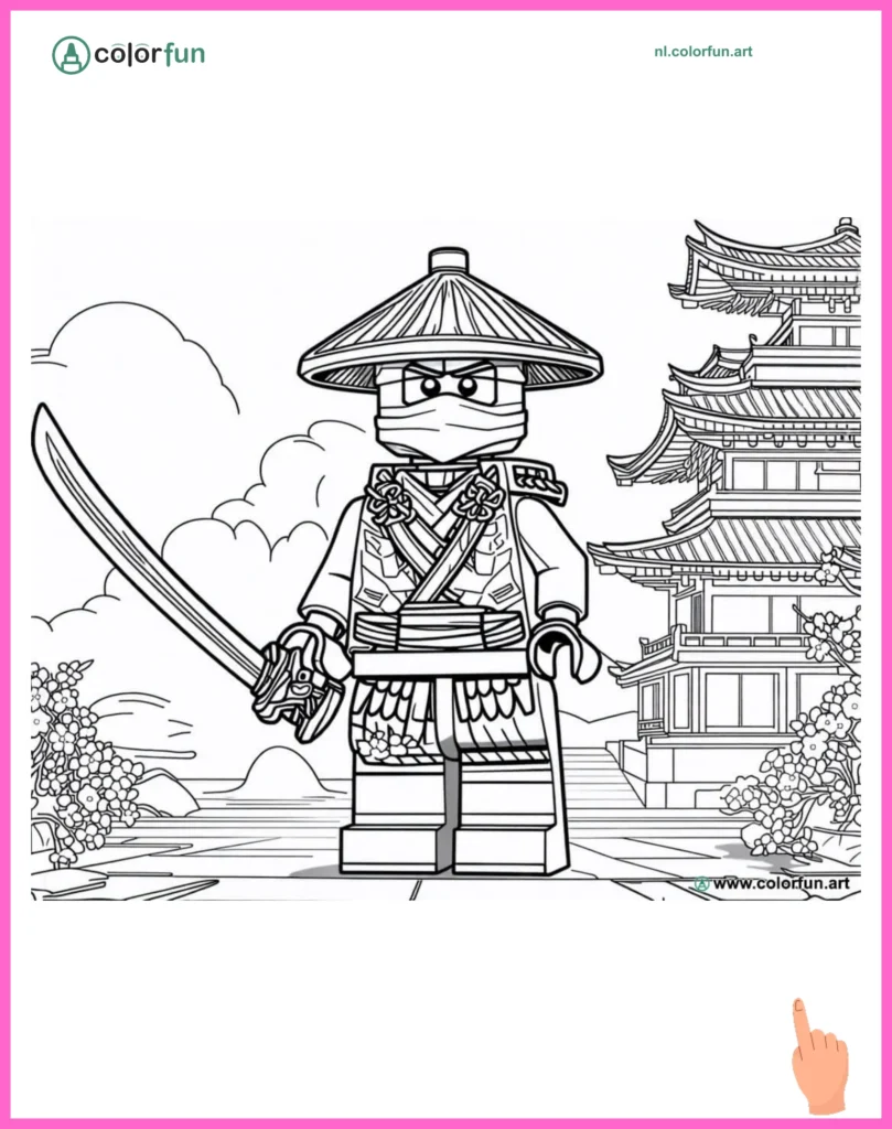 van ninjago kleurplaat downloaden en printen