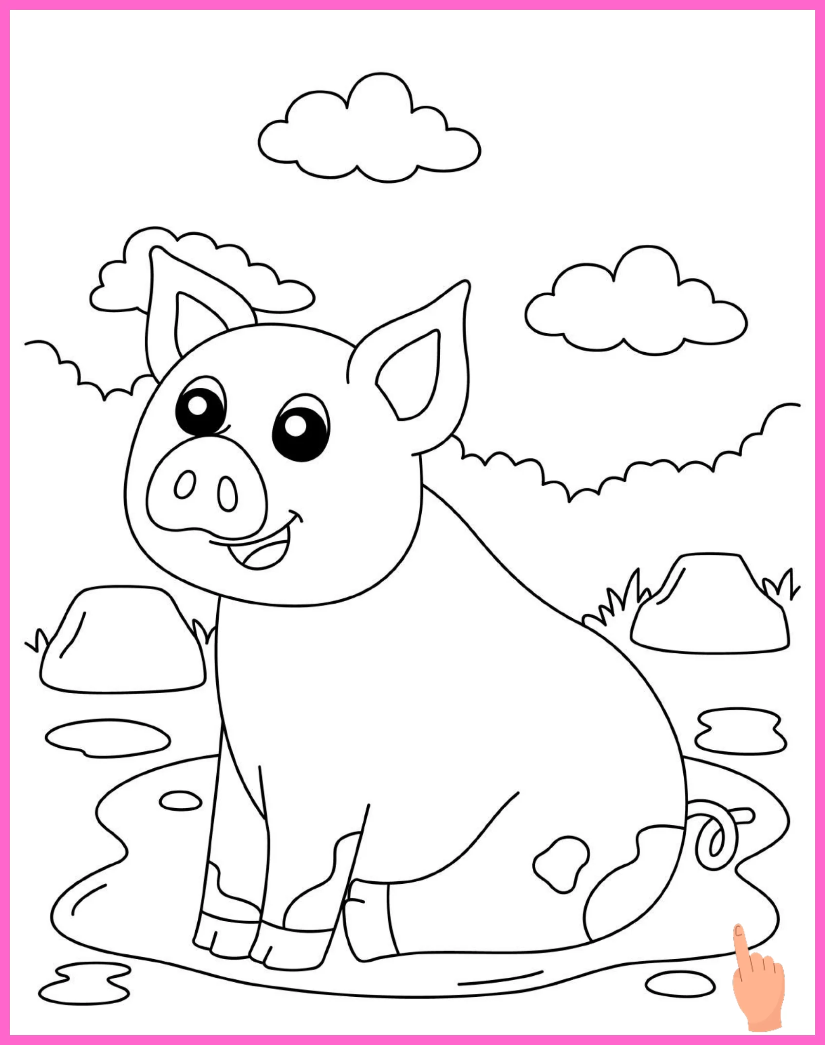 varken kleurplaat downloaden en printen